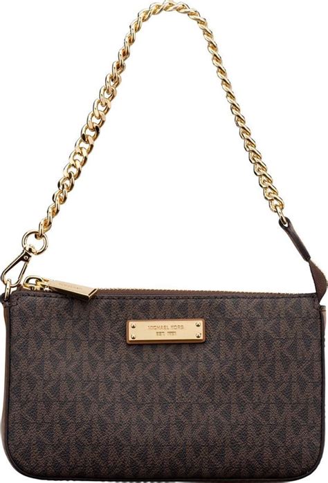 michael kors dames clutch bruin|michael kors clutch handbags.